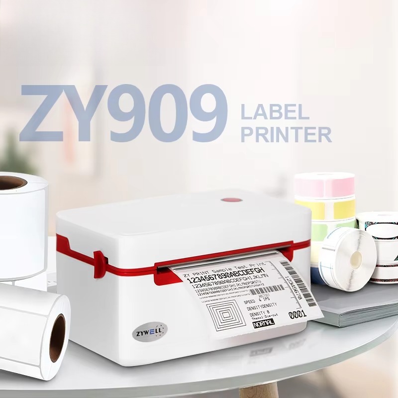 Новый принтер этикеток ZY909 4 – обзор и цена Label Printer Thermal
