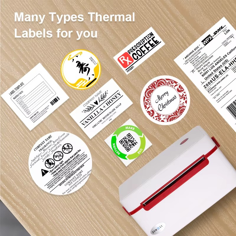 Новый принтер этикеток ZY909 4 – обзор и цена Label Printer Thermal