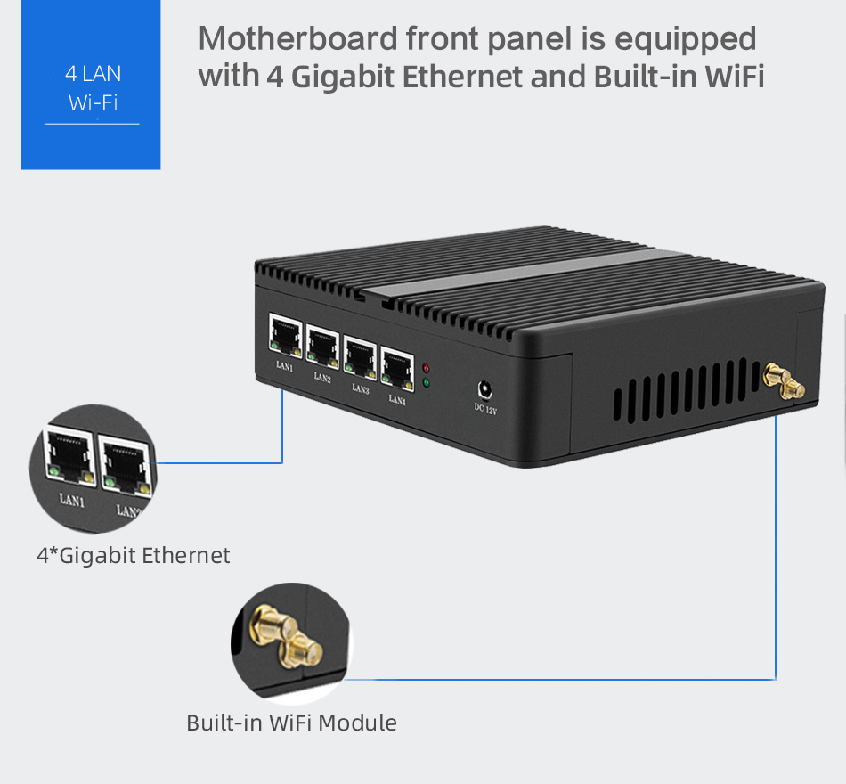 Мини-ПК без вентилятора для ма – обзор и цена Thin Client Mini Pc